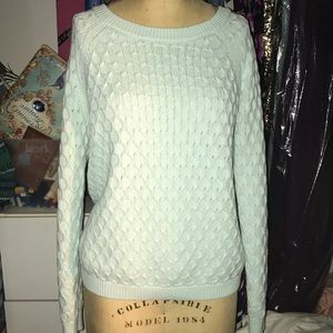 Knit Pale Blue Sweater